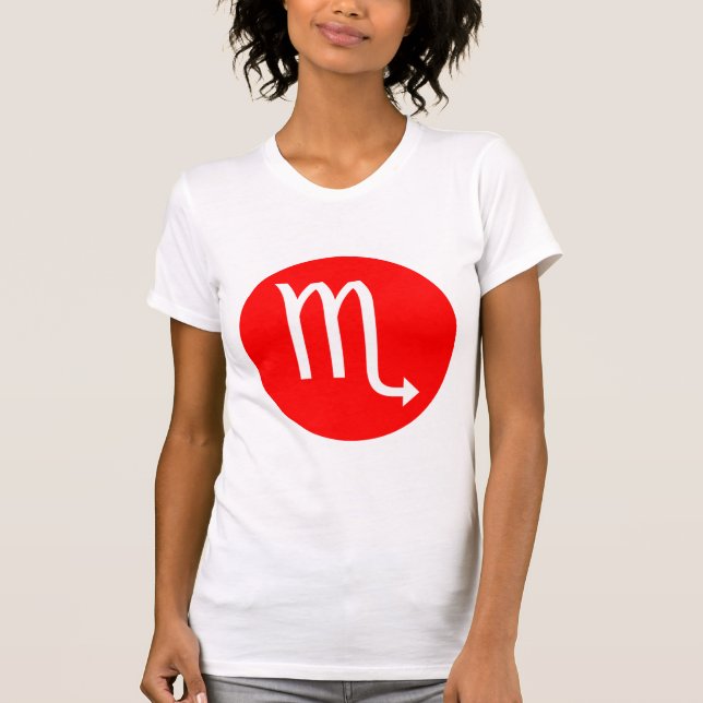 Camiseta Símbolo Scorpio - Personalizado (Frente)