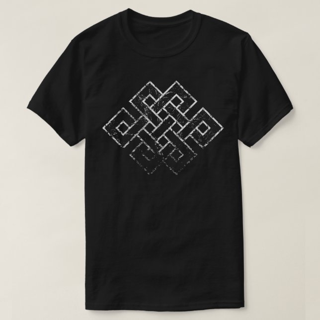 Camiseta Símbolo sem fim do nó Morte e Renascimento Espirit (Frente do Design)
