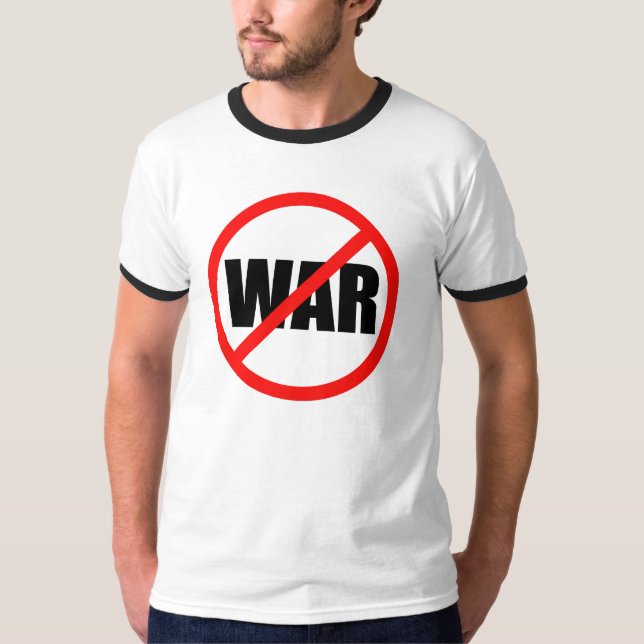Camiseta Símbolo Sem guerra (Frente)