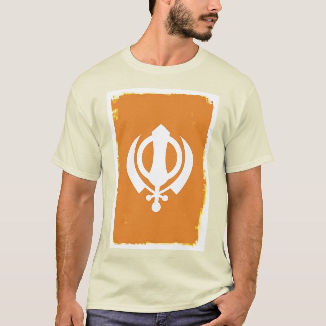 Camiseta Símbolo Sikh Khanda T-Shirt (Frente)