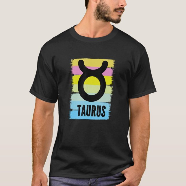 Camiseta Símbolo Taurus legal Astrology Tarot Horoscopes Bi (Frente)