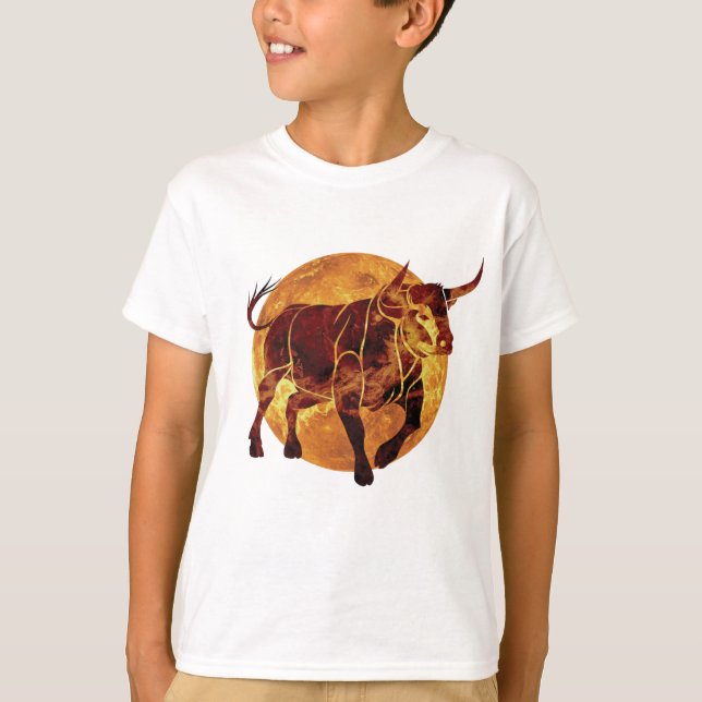 Camiseta Símbolo Taurus Zodiac (Frente)