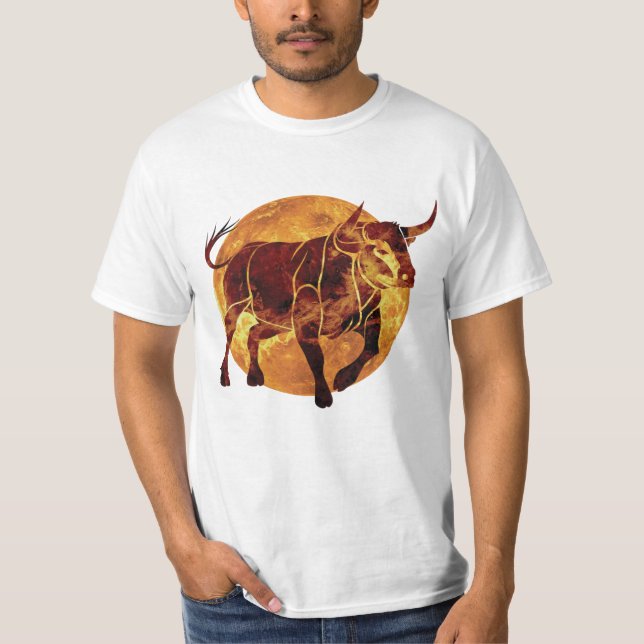 Camiseta Símbolo Taurus Zodiac (Frente)
