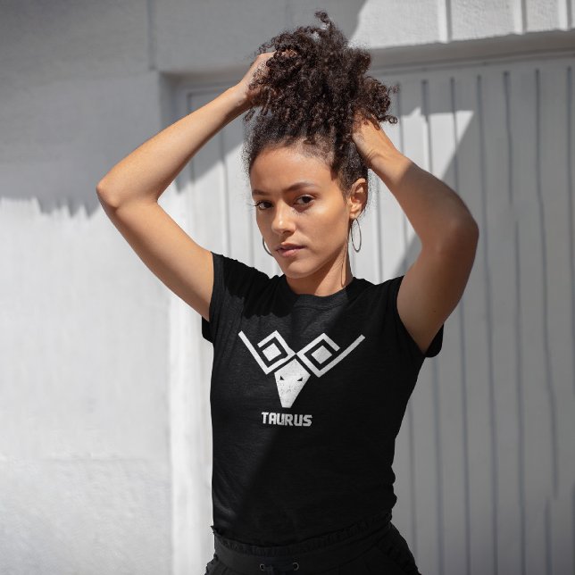 Camiseta Símbolo Taurus Zodiac (Criador carregado)