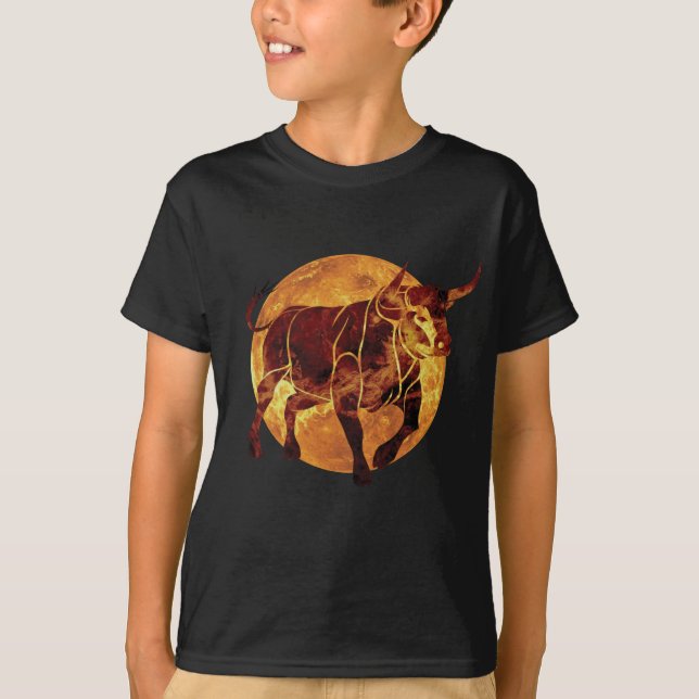 Camiseta Símbolo Taurus Zodiac (Frente)