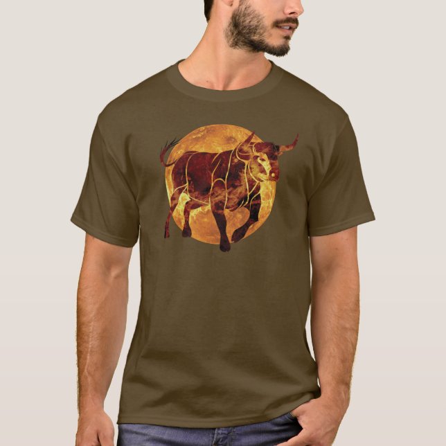Camiseta Símbolo Taurus Zodiac (Frente)