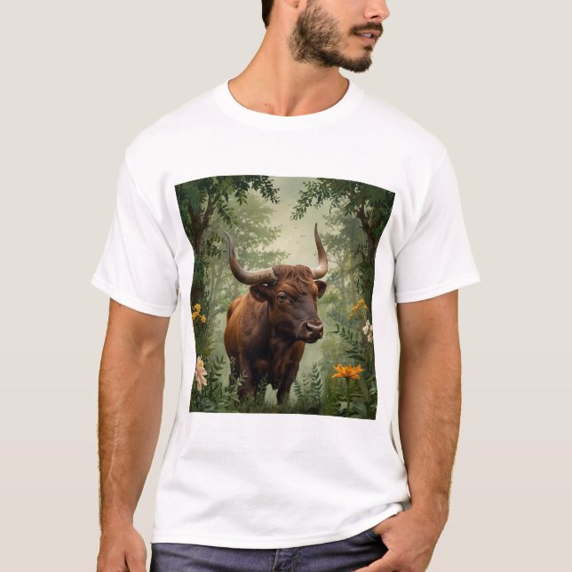 Camiseta Símbolo Taurus Zodiac | Taurus Design (Frente)