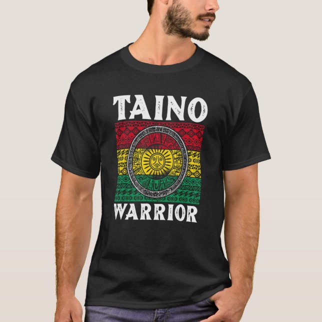 Camiseta Símbolo Tradicional de Sinalizador do Guerreiro Ta (Frente)