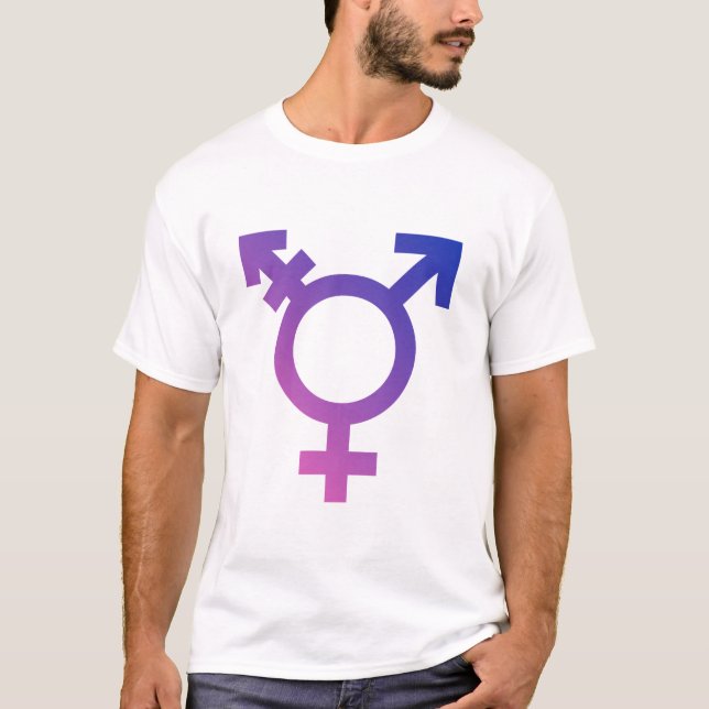 Camiseta Símbolo transgênero (Frente)