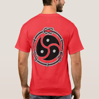 Camiseta Símbolo Triskelion com Borda de Corda