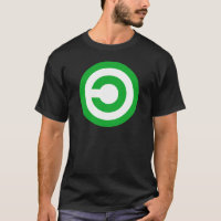 Símbolo verde do dominio público de Anti-Copyright