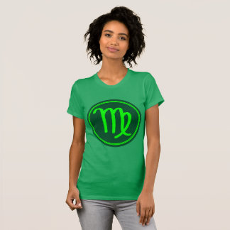 Camiseta Símbolo Virgo Zodiac - Mistura Verde