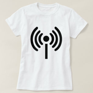 Camiseta Símbolo Wi Fi