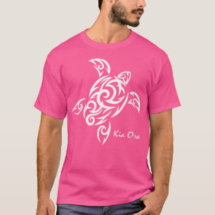 Camiseta Símbolo Wo Turtle Nova Zelândia Kia Ora Cultura Ha