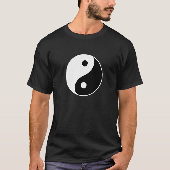 Camiseta Símbolo Yin E Yang Peace Love Balance Yoga Tai Ch (Frente)
