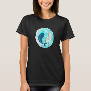 Camiseta Símbolo Yin Yang do Peixe Koi Meditação Yoga Angus