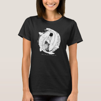 Camiseta Símbolo Yin Yang Koi Fish