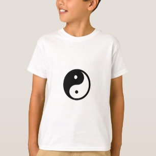 Camiseta Símbolo Yin/Yang preto e branco roupa