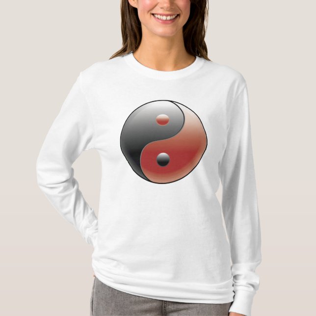 Camiseta Símbolo Yin Yang - Símbolo Yin Yang (Frente)