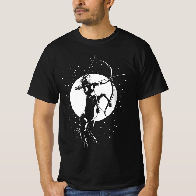 Camiseta Símbolo Zodiac Ilustração - Sagitário (Frente)