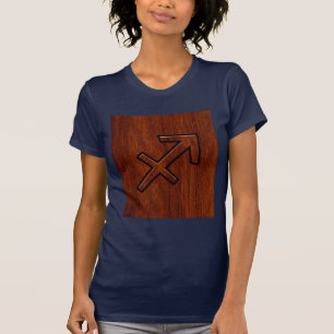 Camiseta Símbolo Zodiac Moderno Sagitário no Estilo de Maho
