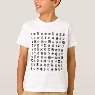 Camiseta Símbolos africanos Adinkra