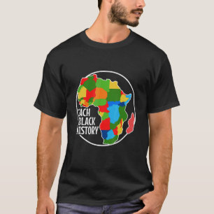 Camiseta Símbolos Africanos da História Negra do Ensino