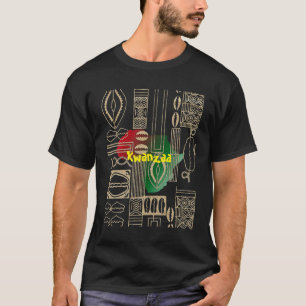 Camiseta Símbolos africanos do tribo de Kwanzaa