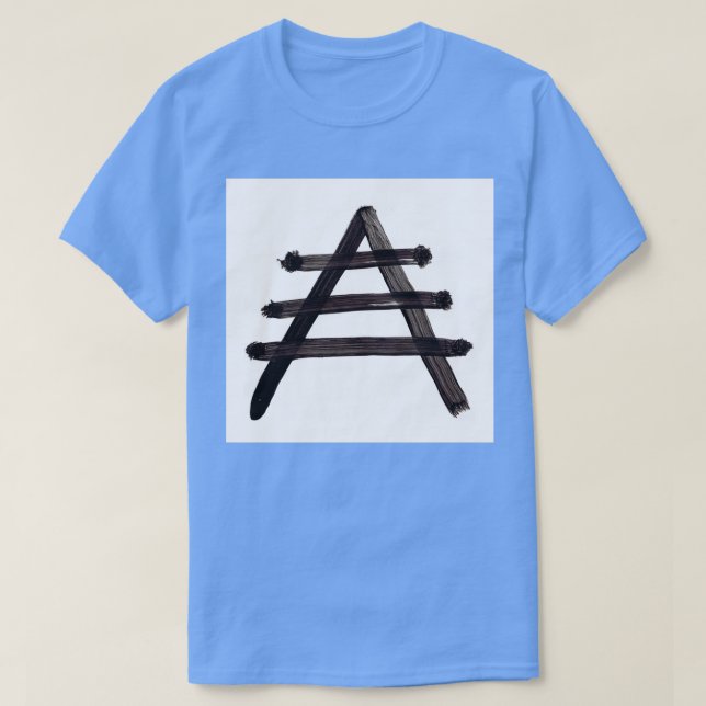 Camiseta Símbolos Alquímicos Amalgam Dois (Frente do Design)