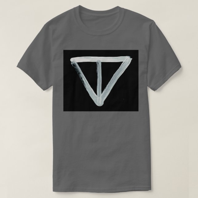 Camiseta Símbolos Alquímicos Aquavitae Dois Invertidos (Frente do Design)