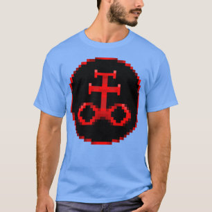 Camiseta Símbolos Alquímicos Pixel de enxofre
