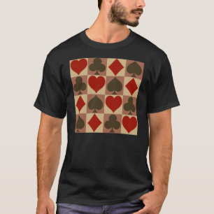 Camiseta Símbolos artísticas do cartão