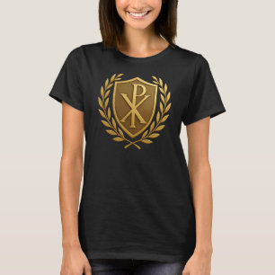 Camiseta Símbolos Católicos Cristãos Chi Rho