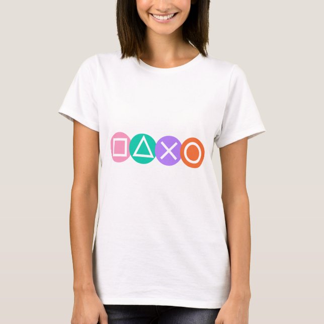 Camiseta Símbolos de Jogos Fundamentais (Frente)