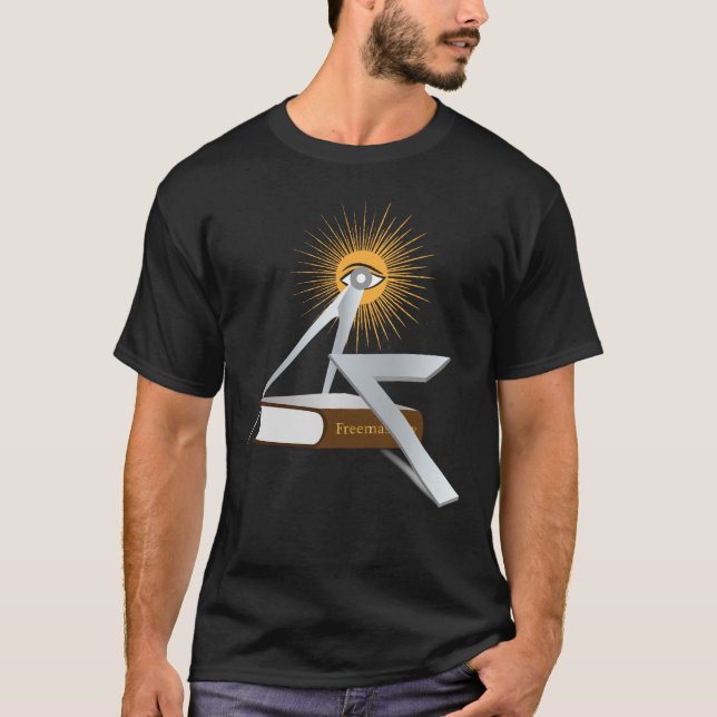 Camiseta Símbolos de maçonaria (Frente)