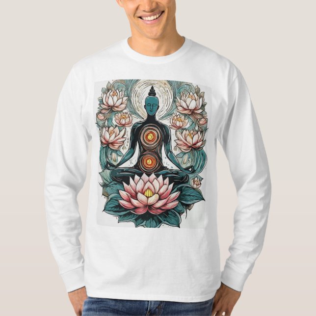 Camiseta Símbolos de Meditação Zen (Frente)