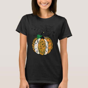 Camiseta Símbolos de Música de Abóbora de Halloween Profess
