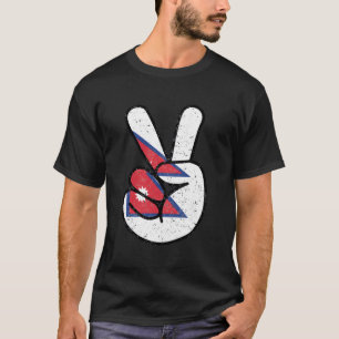 Camiseta Símbolos de paz do Nepal - Sinal de T-Shirt