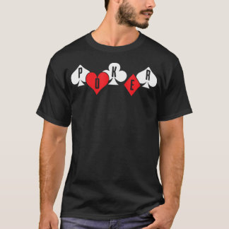 Camiseta Símbolos de Pôquer