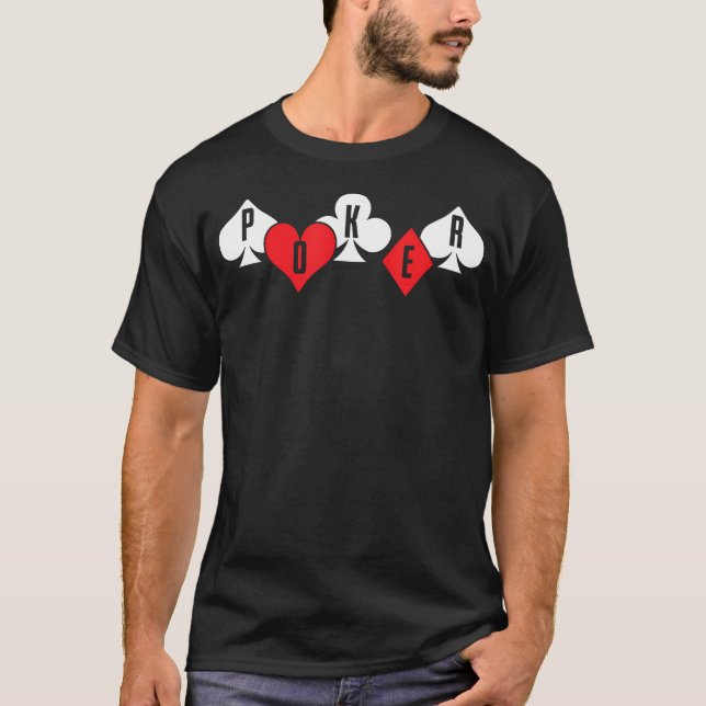 Camiseta Símbolos de Pôquer (Frente)