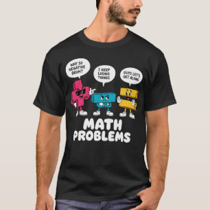Camiseta Símbolos de Problemas de Matemática Professor Dive