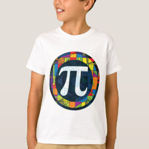 Camiseta Símbolos do Pi do dia do Pi