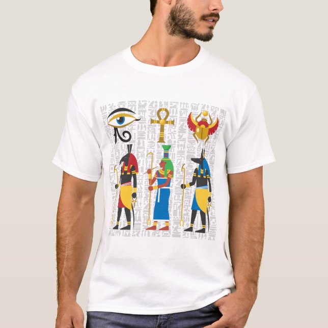 Camiseta Símbolos egípcios T-Shirt (Frente)