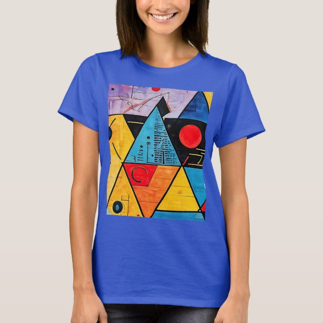 Camiseta Símbolos Geométricos Abstrato nº 02 (Frente)