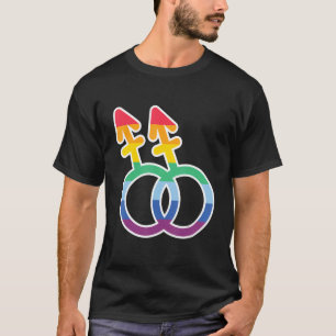 Camiseta Símbolos Lgbtq Direitos Gay Orgulho Orgulho Rainbo