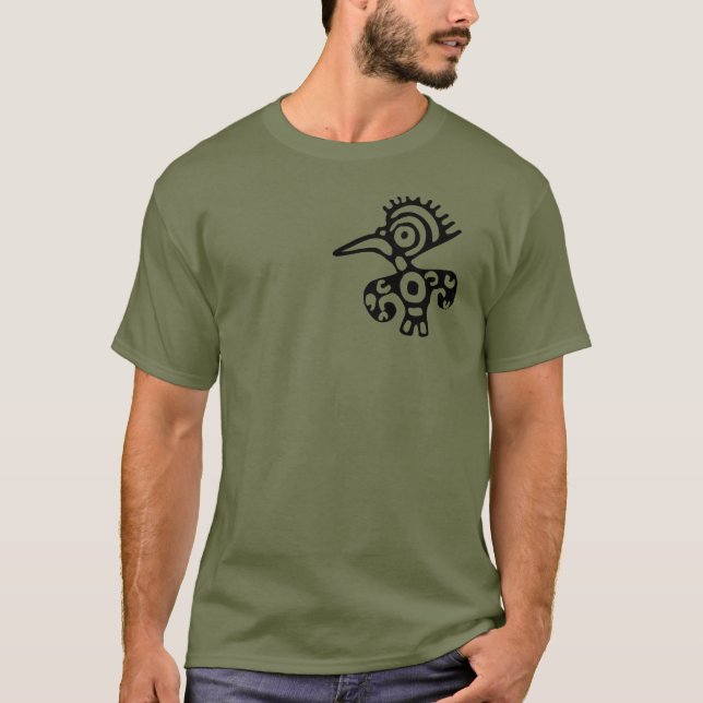 Camiseta símbolos sagrados antigos (Frente)