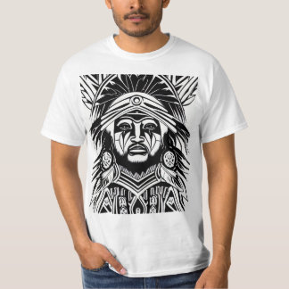 Camiseta Símbolos Sagrados: Design de linhagem Nativa Ameri