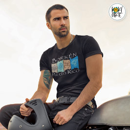 Camiseta Símbolos Taínos de Porto Rico