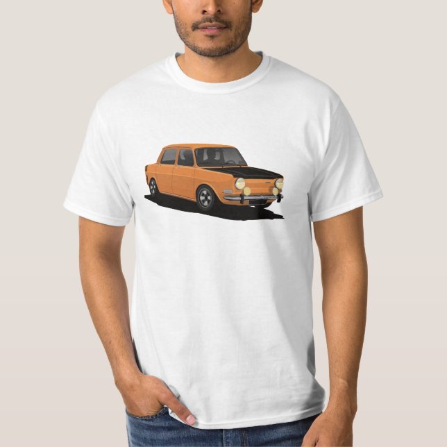 Camiseta Simca Rallye 1000 | 9 opções da cor (Frente)