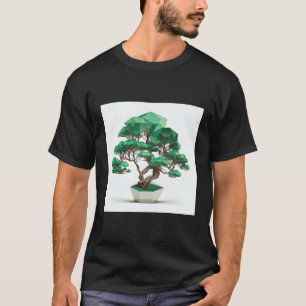 Camiseta Simetria Descoberta Geométrica De Bonsai